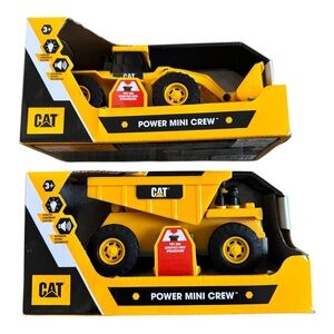 CAT Power Mini Crew Dump Truck & Loader Lot • Lights &‎ Sounds